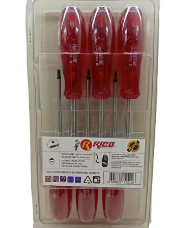 Rico Torx Tornavida Seti 6Parça 003-RT2522