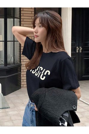 Unisex Classical Baskılı Tasarım Tshirt