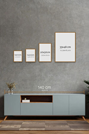 3 Parça Çerçeve Görünümlü Mdf Tablo Seti - 3ARTAVESSA1