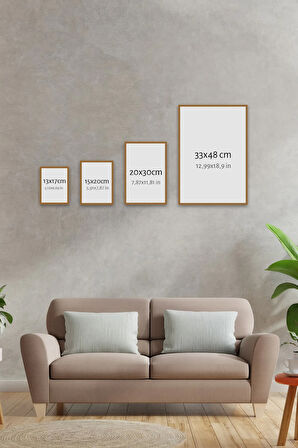 3 Parça Çerçeve Görünümlü Mdf Tablo Seti - 3ARTAVESSA3