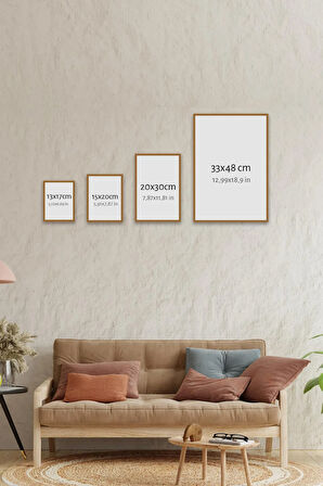 3 Parça Çerçeve Görünümlü Mdf Tablo Seti - 3ARTAVESSA4