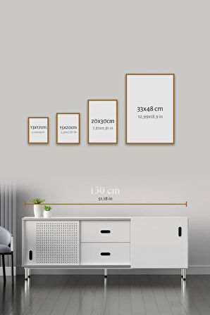 3 Parça Çerçeve Görünümlü Mdf Tablo Seti - 3ARTAVESSA7