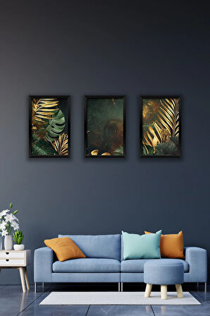 3 Parça Çerçeve Görünümlü Mdf Tablo Seti - 3ARTAVESSA8