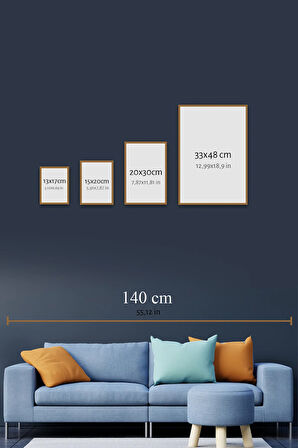 3 Parça Çerçeve Görünümlü Mdf Tablo Seti - 3ARTAVESSA8