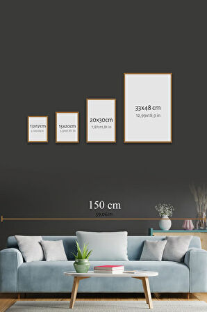 3 Parça Çerçeve Görünümlü Mdf Tablo Seti - 3ARTAVESSA9