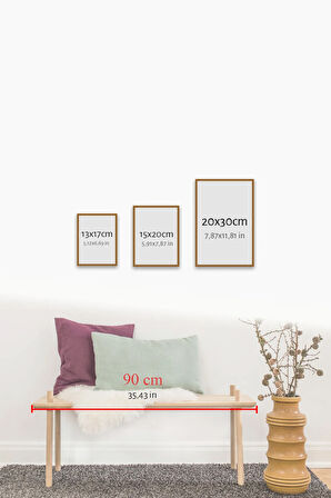 9 Parça Çerçeve Görünümlü Mdf Tablo Seti - 6ARTAVESSA1