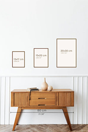 9 Parça Çerçeve Görünümlü Mdf Tablo Seti - 9ARTAVESSA1