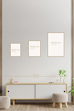 9 Parça Çerçeve Görünümlü Mdf Tablo Seti - 9ARTAVESSA2