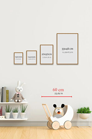 6 Parça Çerçeve Görünümlü Mdf Tablo Seti - 6KIDSARTAVESSA5