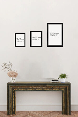4 Parça Çerçeve Görünümlü Mdf Tablo Seti - ART4CRVDK94
