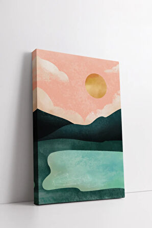 Dekoratif 3 Parça Kanvas Tablo - 3CNVS5