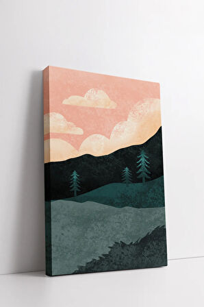 Dekoratif 3 Parça Kanvas Tablo - 3CNVS5