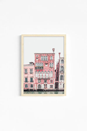 Gerçek Ahşap Çerçeveli 3 Parça 3D Poster Tablo Seti - ERSY3SET3