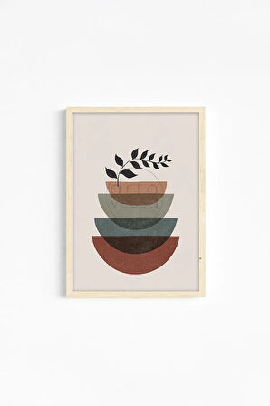 Gerçek Ahşap Çerçeveli 3 Parça 3D Poster Tablo Seti - ERSY3SET9