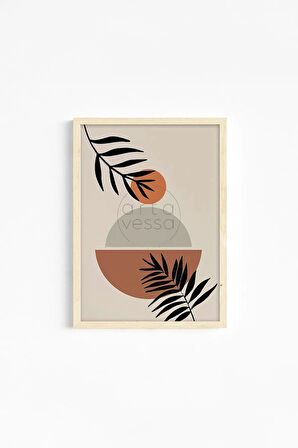 Gerçek Ahşap Çerçeveli 3 Parça 3D Poster Tablo Seti - ERSY3SET21