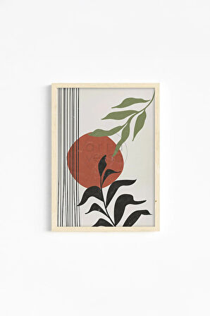 Gerçek Ahşap Çerçeveli 3 Parça 3D Poster Tablo Seti - ERSY3SET22
