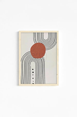 Gerçek Ahşap Çerçeveli 3 Parça 3D Poster Tablo Seti - ERSY3SET22