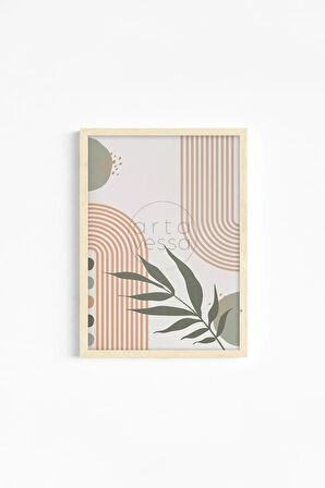 Gerçek Ahşap Çerçeveli 3 Parça 3D Poster Tablo Seti - ERSY3SET24