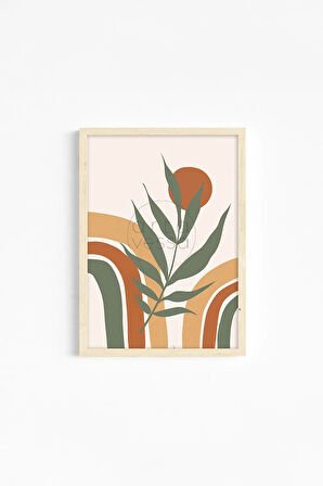 Gerçek Ahşap Çerçeveli 3 Parça 3D Poster Tablo Seti - ERSY3SET25