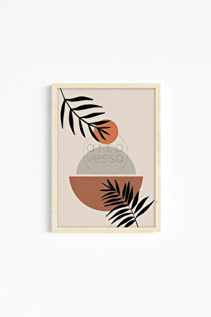 Gerçek Ahşap Çerçeveli 3 Parça 3D Poster Tablo Seti - ERSY3SET26
