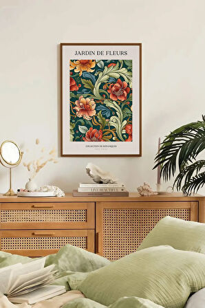 Tek Parça Kahverengi Gerçek Ahşap Çerçeveli Tablo Seti - Model 8