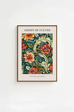 Tek Parça Kahverengi Gerçek Ahşap Çerçeveli Tablo Seti - Model 8