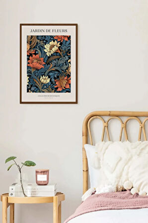 Tek Parça Kahverengi Gerçek Ahşap Çerçeveli Tablo Seti - Model 10