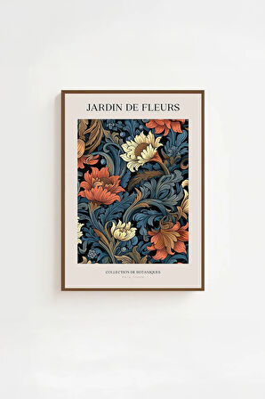 Tek Parça Kahverengi Gerçek Ahşap Çerçeveli Tablo Seti - Model 10