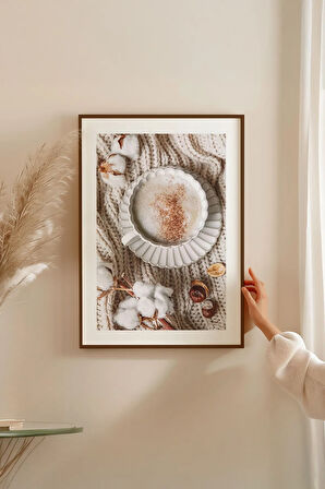 Tek Parça Kahverengi Gerçek Ahşap Çerçeveli Tablo Seti - Model 29