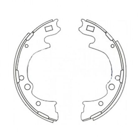 Hyundaı Ticarı Arka Fren Balatası Pabuc Starex Kamyonet Libero 2004> - Braxıs Ac0082
