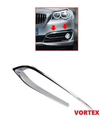 Bmw On Tampon İzgara Citası Krom Sol Luxury Line Bmw F10 14>16 - Vortex V0200371