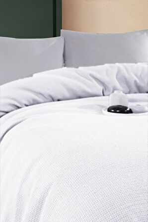 Renkli Gofret Desen Tek Kişilik Pike Yatak Örtüsü Otel Pike 160x230 cm