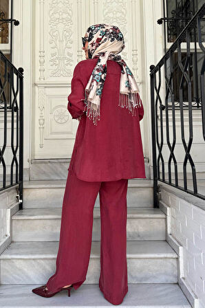 Cloche Nare Gömlekli Takım CL25Y02CL370801 Bordo