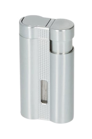 Parmida 3 Torch Pürmüz Gümüş Metal Puro Çakmağı - TR9200