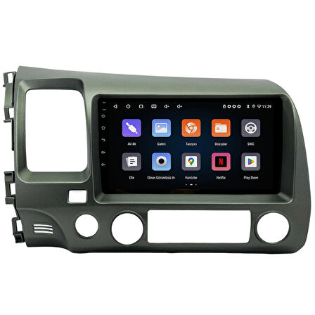 Honda Civic FD6 Android Multimedya Sistemi (2007-2012) CRV-4145XR