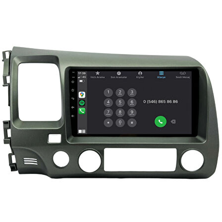 Honda Civic FD6 Android Multimedya Sistemi (2007-2012) CRV-4145XR