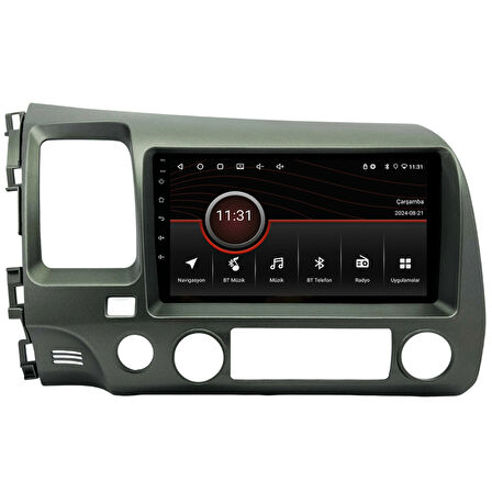 Honda Civic FD6 Android Multimedya Sistemi (2007-2012) CRV-4145XR