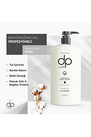 DP Pamuk Sütü Ve Buğday Özlü Şampuan 800 Ml. 2 Li Set