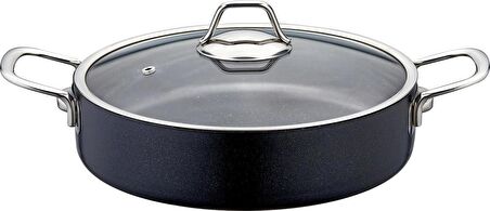 Evimsaray Zest Gusto Granit Basık Tencere 34 cm