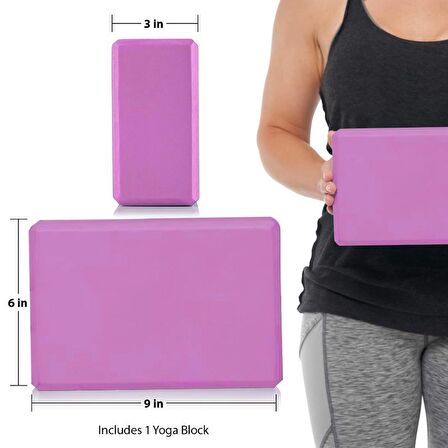 Gymo Pro Series Yoga Blok Pembe