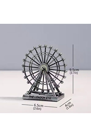THE LONDON EYE METAL DÖNEN HEDİYELİK DEKORATİF SÜS EŞYASI