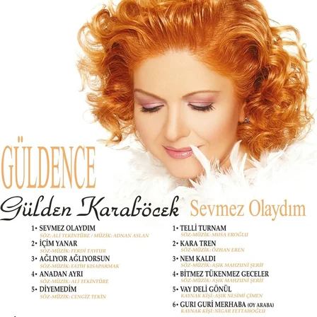 Gülden Karaböcek Güldence Plak Ateş Müzik Arabesk 1 LP Albümü