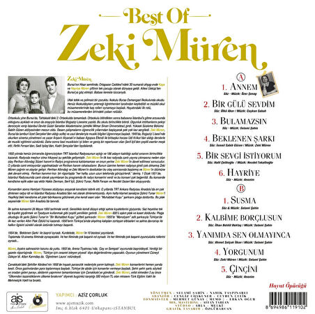 Zeki Müren Best Of - Plak