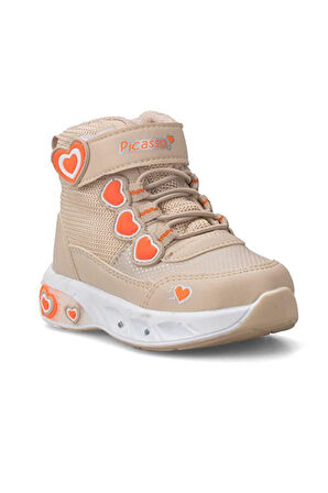 Picasso Kids 096F Deri Kız Çocuk Sneaker Bot