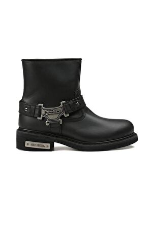 Harley Davidson Estes Hakiki Deri Bot 40-45 Black Deri