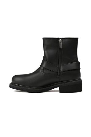 Harley Davidson Estes Hakiki Deri Bot 40-45 Black Deri