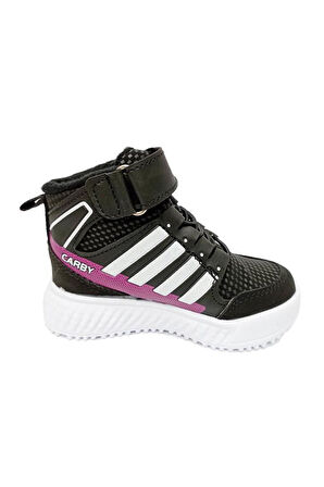 Carby 2021-B Kız Bebe Sneakers Bot Beyaz Fuşya
