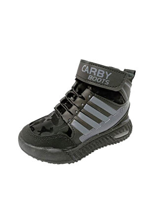 Carby 2021-B Bebe Sneakers Bot Siyah Füme