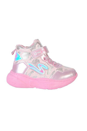 Pro Kids 2206-F Parlak Deri Kız Çocuk Sneakers Bot