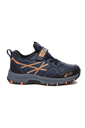 Ndrops 07 Deri Sneakers Çocuk Spor Ayakkabı 31-35 Laci Oranj